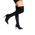 2019 Women's Thigh High boot High Heel Black Sexy A325 Ladies Women Winter Over The Knee Boots